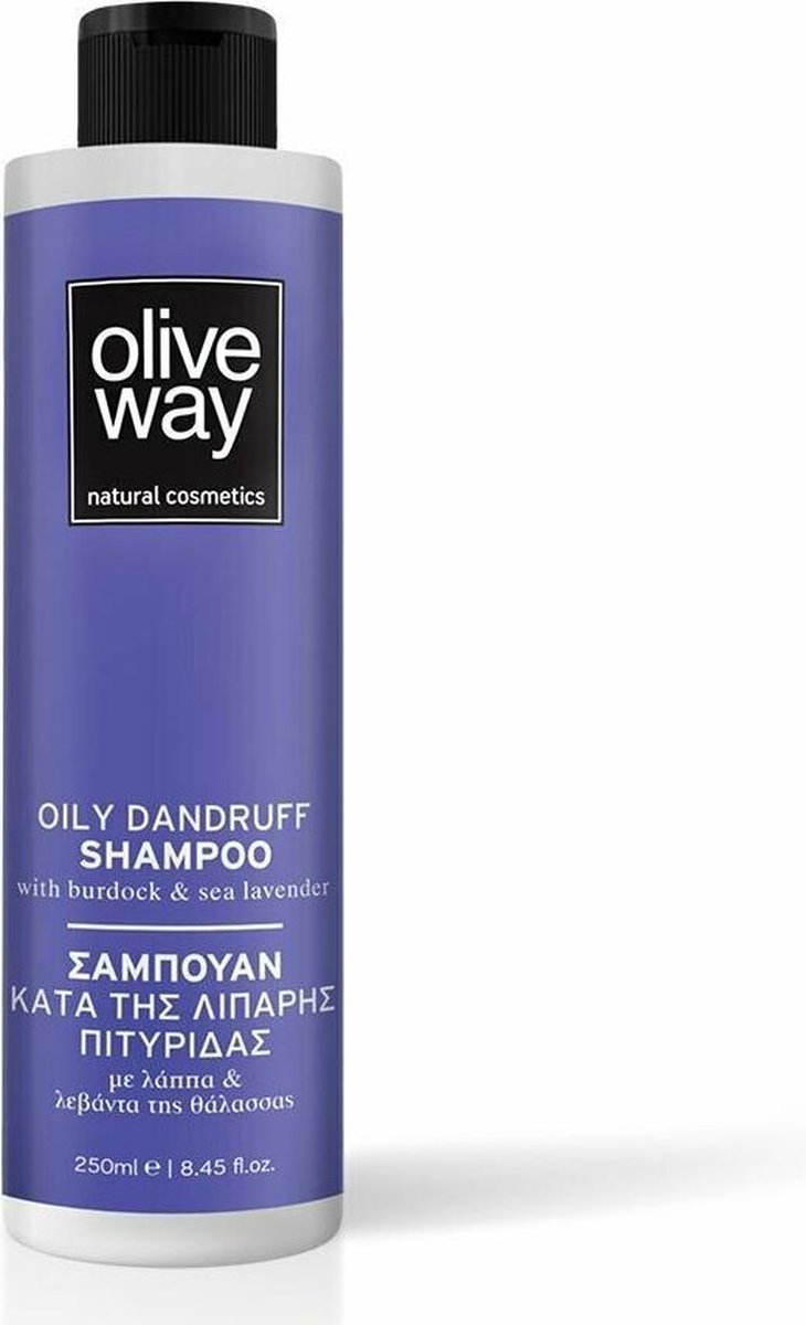 Oliveway natuurlijke anti-roos shampoo voor vet haar helpt tegen de vorming van roos, en vermindert de vettigheid van het haar