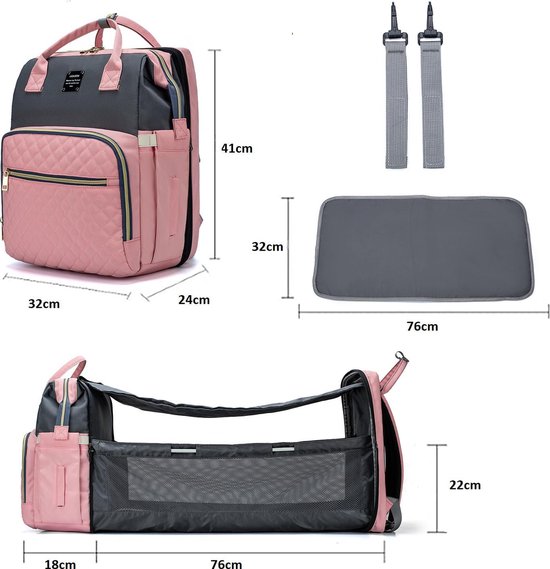 Gesslein Luierrugzak N°6, zand Made in Germany makkelijk gevonden