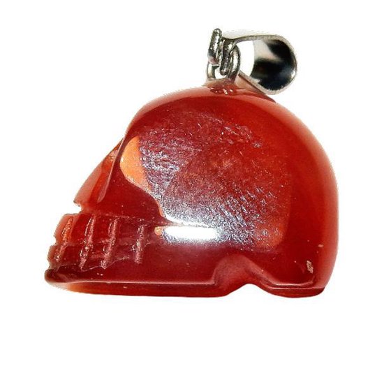 Schedel Hanger van Natuurlijke Carneool