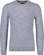 Cavallaro Napoli - Heren Trui - Calao R-Neck Pullover - Lichtblauw - Maat M