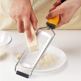 Premium Rasp | Zester | Grove Rasp | Fijne Rasp | Kaasrasp | Citroenrasp | Professionele handrasp | Geel