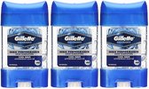 Gillette Endurance Cool Wave Antiperspirant Clear Gel - Deodorant - 3x 70 ml