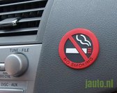 Siliconen Verboden te Roken Sticker