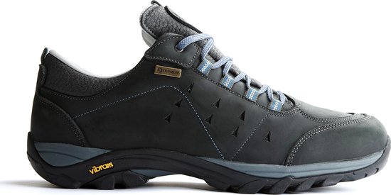 Travelin' Aarhus - Lage Heren wandelschoenen - Waterdicht en ademend -  Grijs Leer - | bol.com