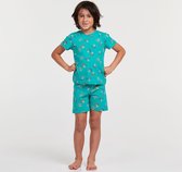 Woody pyjama jongens - octopus - print - 211-1-PZA-Z/930 - maat 116