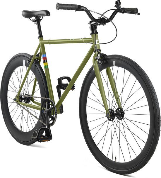 Chaîne de vélo monovitesse vert