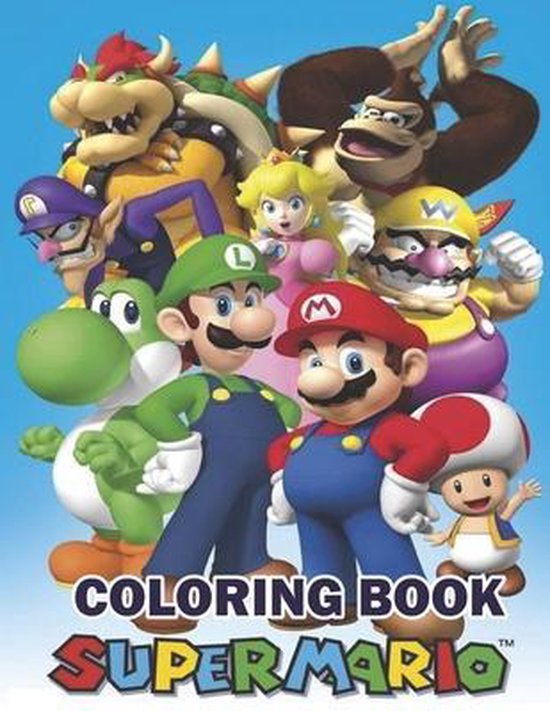 Super Mario Coloring Book