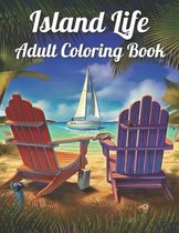 Island Life Adult Coloring Book