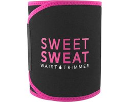 Sweet Sweat Waist Trimmer - Waist Trainer - Afslankband - Waist Shaper - Sauna Belt Roze | Size: XL