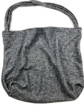 Kinderwagen tas - grijs boiled wool