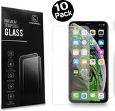 Screenprotector iPhone XS - Screenprotector Glas voor iPhone XS - 10 stuks - Smartphonica