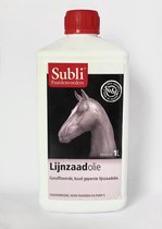 Lijnzaadolie - Subli - 1L - paard - gezondheid