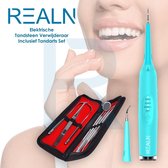RealN Elektrische Tandsteen Verwijderaar Inclusief Tandarts Set – Oplaadbaar - Tandplak Remover - Reinigen – Professionele Mondverzorging – Ultrasonisch - Anti-Tandsteen – mooie glimlach - bl