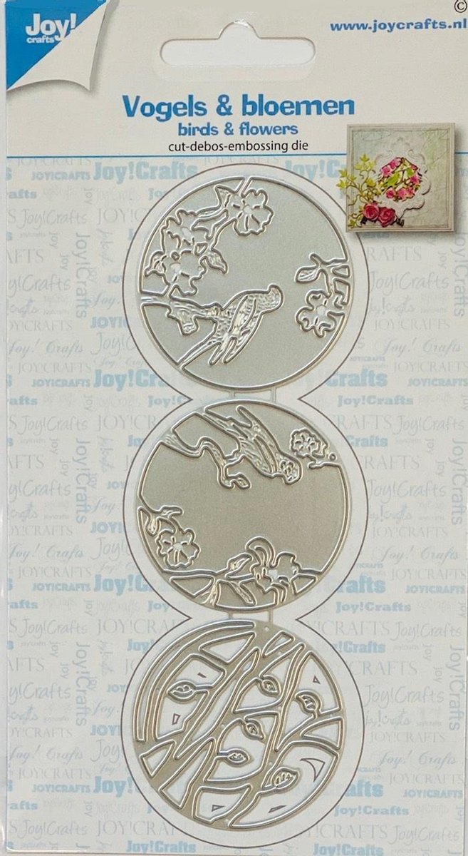 Joy!Crafts Stencil - Snij- embosmal Vogels & Bloemen
