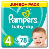 Pampers Luiers Baby Dry Luiers Maat 4 - 78 Stuks