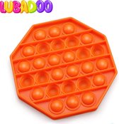 Lubadoo® Pop It! - Fidget Toy - Figet Toys - Fidet Toys - Oranje - Monkey Strings - Wacky Track - Globbles Balls