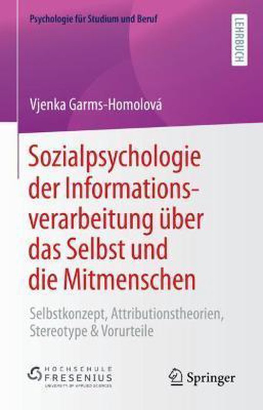 Sozialpsychologie der Informationsverarbeitung ueber das Sel ... - cover