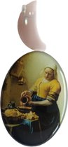 Broche 3 x 4 cm melkmeisje johannes Vermeer