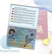 PassProtect voor paspoort | beschermfolie | herbruikbaar | voorkom identiteitsfraude | beveiliging BSN en pasfoto