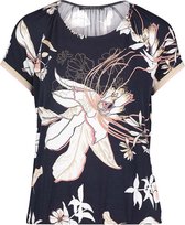 Betty Barclay shirt bloemenprint aangeknipte mouw maat 44, viscose en elasthan