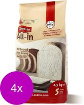 Soezie All-In Wit Brood - Bakproducten - 4 x 2.5 kg