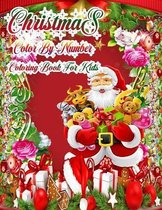 Christmas Color By Number Coloring Book For Kids