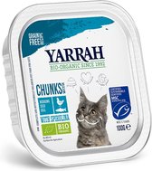 Yarrah Biologisch Kattenvoer Chunks met Vis - 100 gram NL-BIO-01