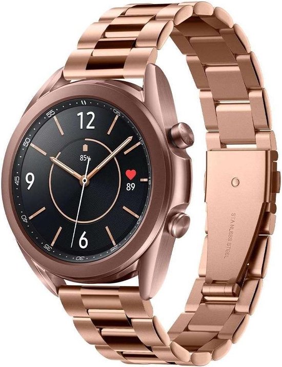 Spigen - Samsung Galaxy Watch 3 41mm - Modern Fit Armband - Rose Gold |  bol.com