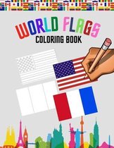 World flags: Coloring Book - With color guides to help and Useful information for each flag - Best geography gift for kids and Adul