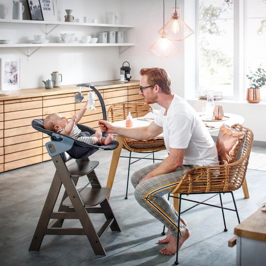Hauck Alpha Bouncer 2 in 1 Deluxe - Wipstoel - Melange Grey van Hauck — afbeelding 3