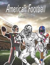 American Football Coloring Book: For adults,