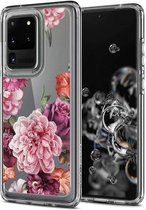 Spigen - Samsung Galaxy S20 Ultra - Cyrill Cecile Hoesje - Rose Floral