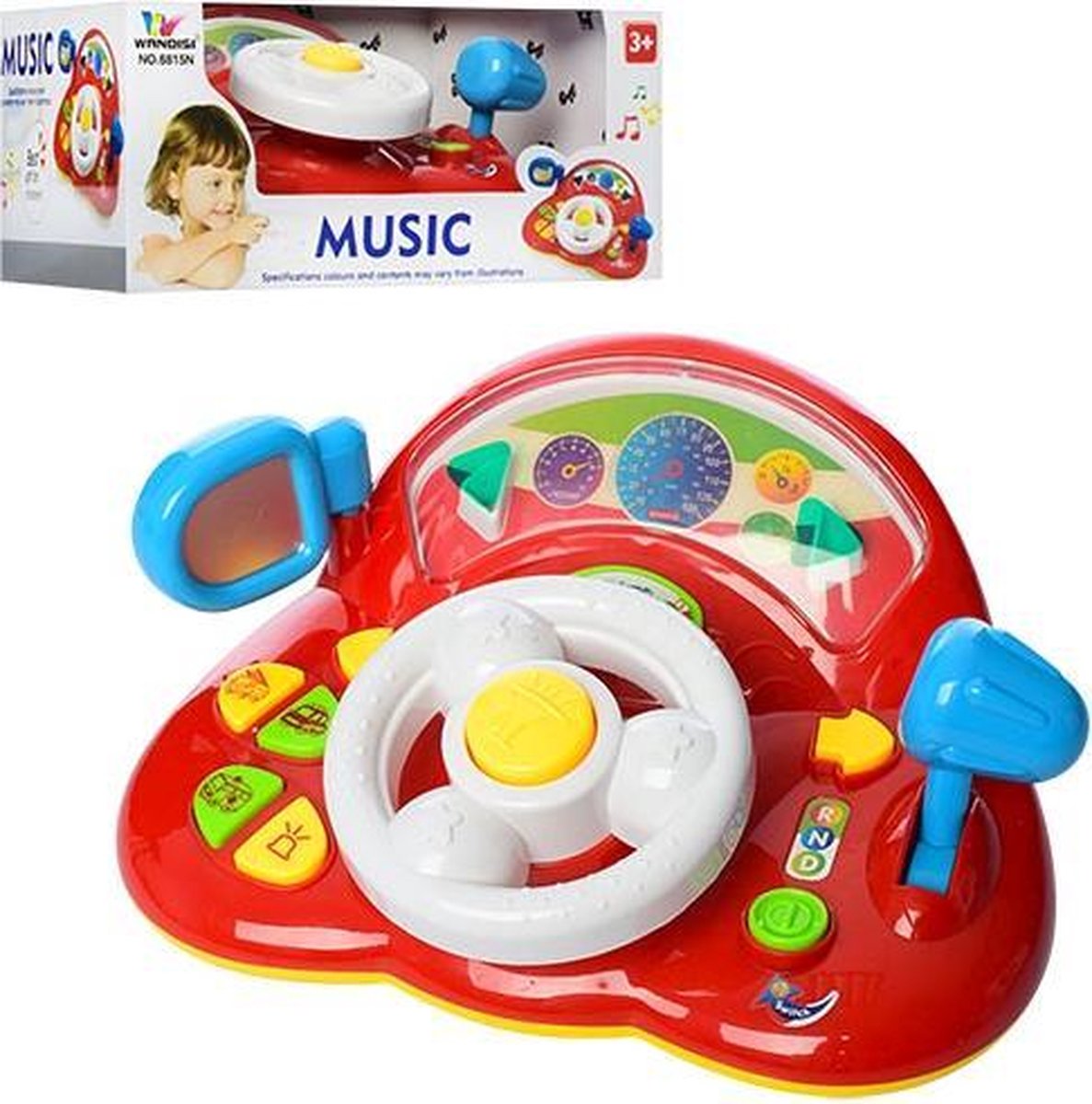 baby stuur met muziek | mijn eerste stuurtje | activiteitenbord | bol.com