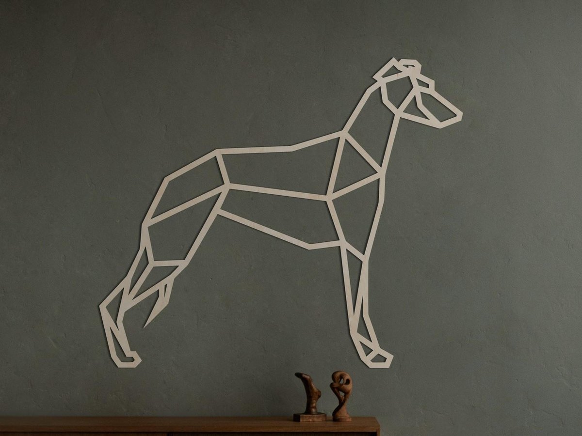 Décoration Murale Bois Géométrique Safari – Art Mural MDF Laser – 4 Matières