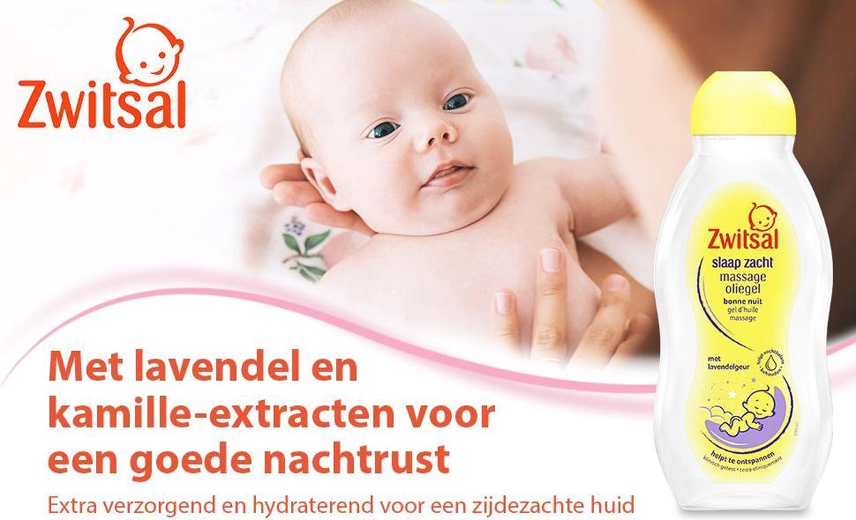 Zwitsal Bad & Waschgel Mit Lavendel – 400 Ml, Beruhigend Für Babyhaut, PH-hautneutral, Hypoallergen