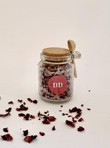 Diva Division rozen badzout - Huidverzorging - Cadeauverpakking - Milieuvriendelijk - bad