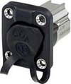 Neutrik Prise traversante NE8FDX-Y6-W Prise encastrée Nombre de broches 8P8C Zwart 1 pièce(s)