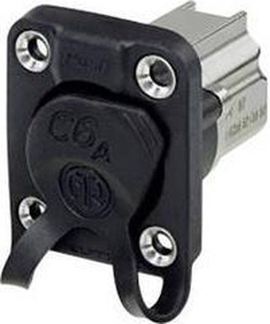 Neutrik Prise traversante NE8FDX-Y6-W Prise encastrée Nombre de broches 8P8C Zwart 1 pièce(s)
