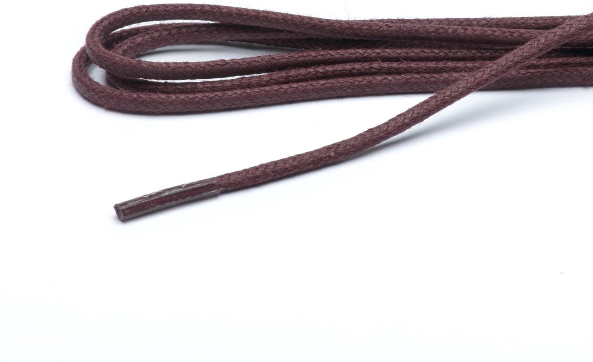 ARIESZZZ Schoenveters - Veters Rond - Bordeaux - Wax - Rond - 75 cm - 2 mm - 4-6 gaatjes