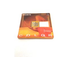 Sony 74 Min Recordable MD Minidisc Color Collection Shock ( Orange )