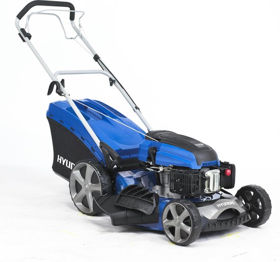 Hyundai zelfrijdende grasmaaier 145cc benzine motor - maaimachine / motormaaier 457mm maaibreedte met instelbare maaihoogte