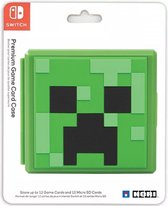 Nintendo switch - Game card case - spel hoesje - opbergen spelletjes - opslag case - 12 plaatsen voor 12 Nintendo games - minecraft