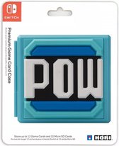 Nintendo switch - Game card case - spel hoesje - opbergen spelletjes - opslag case - 12 plaatsen voor 12 Nintendo games - Mario pow