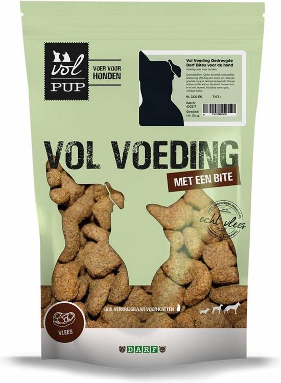 breng de actie Berg afwijzing Vol Voeding bites pup - biologische hondenbrokken voor puppys - 5 kg |  bol.com