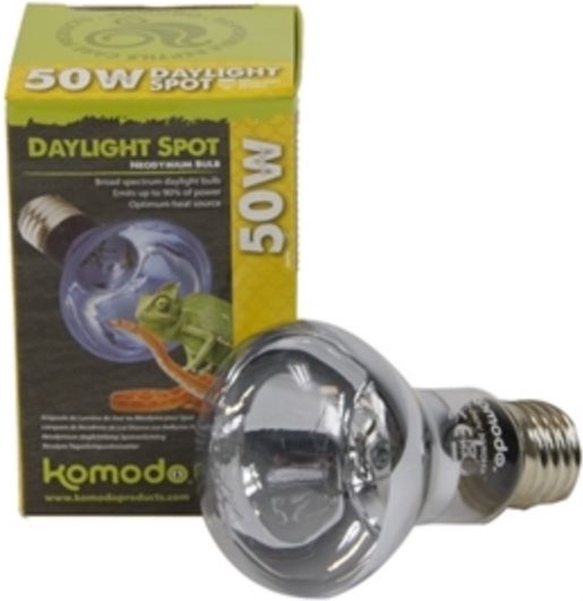 Komodo Neodymium Daglicht Lamp - Terrarium Verlichting -  ES 50W - Komodo