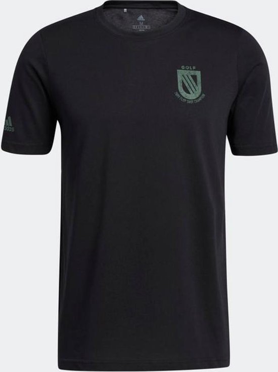 Adidas Champion T-Shirt Heren Golf Zwart
