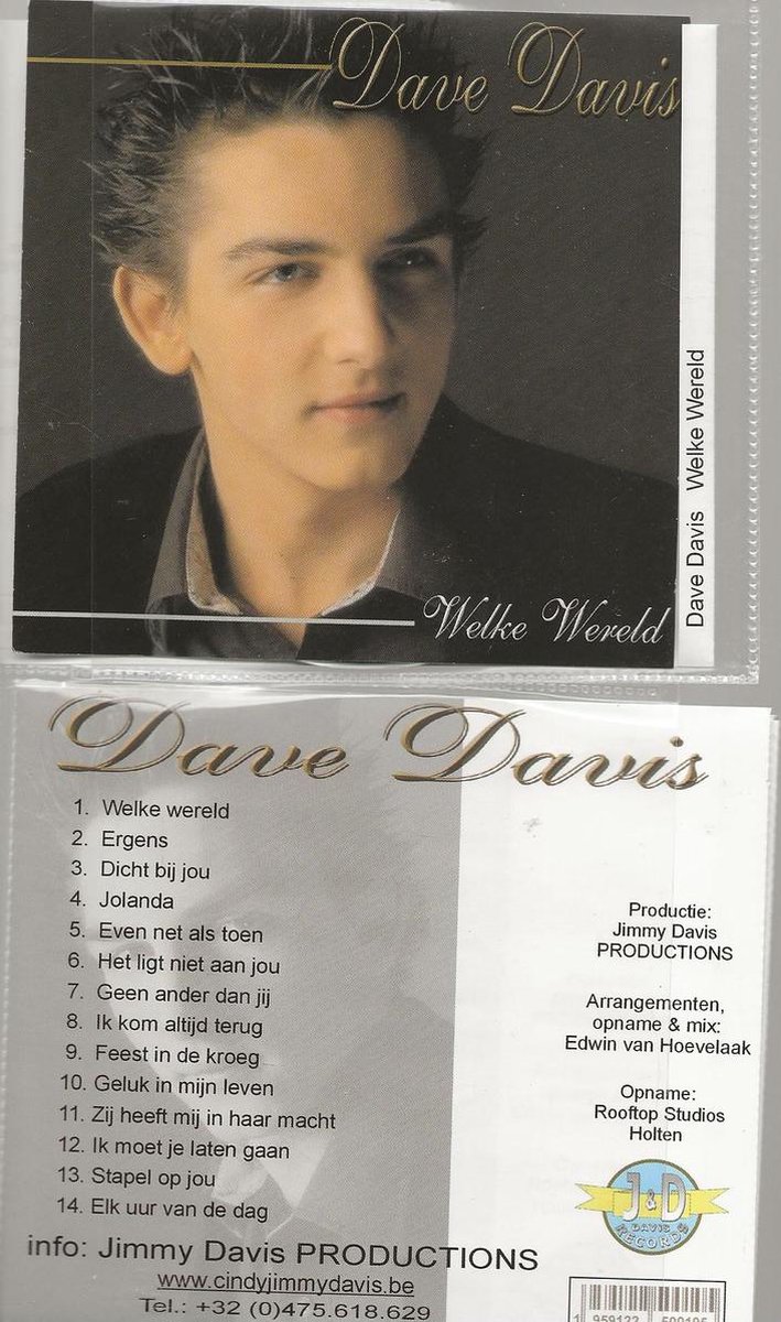 Dave Davis - Welke Wereld - CD ALBUM