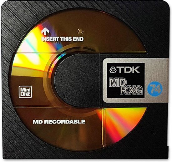 Lot De 5 Minidisc TDK MD-RXG 80 Minutes - Neufs Sous Blister