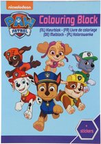 PAW Patrol - Kleurboek met stickers - PAW Patrol Kleurboek - Knutselen - Stiften - Tekenen - Stickers - Stickervellen