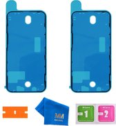 MMOBIEL 2X Waterdichte Stickers voor LCD Frame voor iPhone 12 Pro - 6.1 inch Zwart